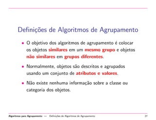 Formato de um documento 
... Esta disciplina tem como objetivo apresentar os principais 
conceitos da area de Intelig^encia Arti 