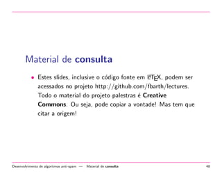 Algoritmos para Agrupamento | 31 
 