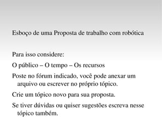 Recursos disponíveis 