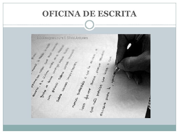 OFICINA DE ESCRITA 