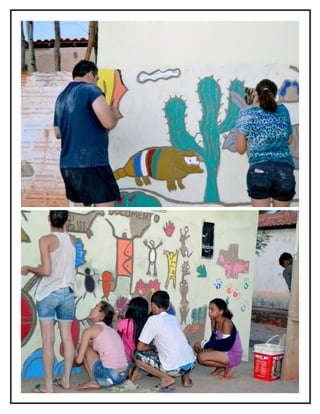 Instituto Olho D' Água - Oficina de baixo relevo