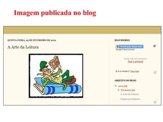 Imagem publicada no blog
 