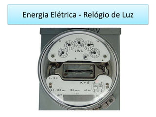 Energia Elétrica - Relógio de Luz

 