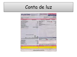 Conta de luz

 