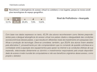 Nível de Proficiência = Avançado

 