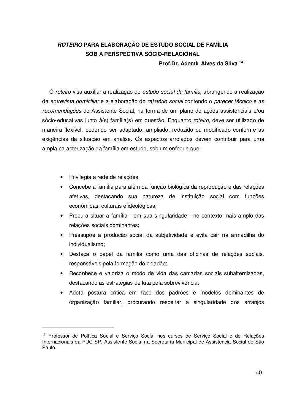 Elaboração De Estudo Social Relatório Laudo E Parecer