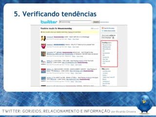 5. Verificando tendências 