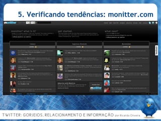 5. Verificando tendências: monitter.com 