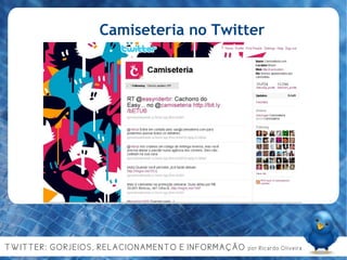 Camiseteria no Twitter 