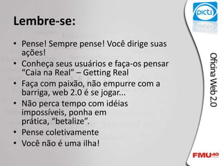 Oficina De Web 2.0 Versao 2