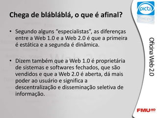 Oficina De Web 2.0 Versao 2