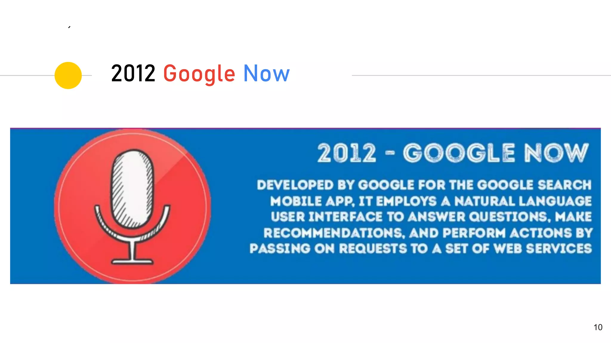 10
2012 Google Now
 