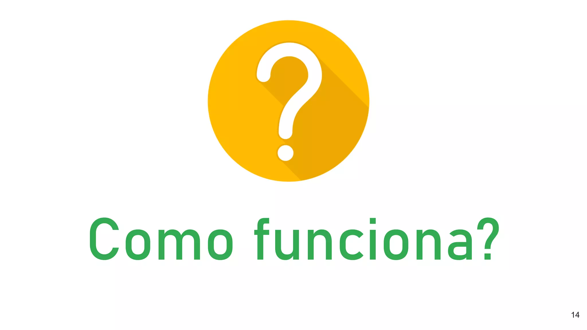 Como funciona?
14
 