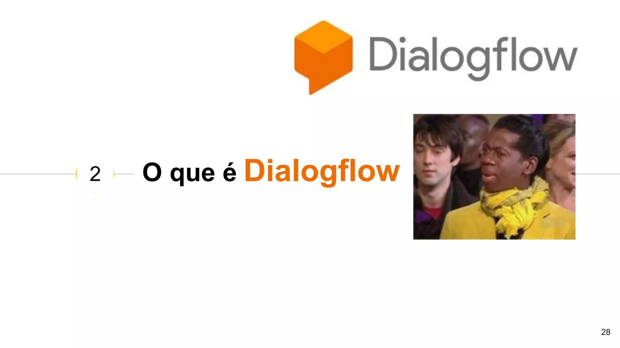 O que é Dialogflow2
28
 
