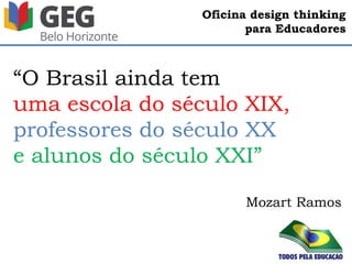 Oficina design thinking
para Educadores
 