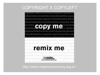 COPYRIGHT X COPYLEFThttp://www.creativecommons.org.br/