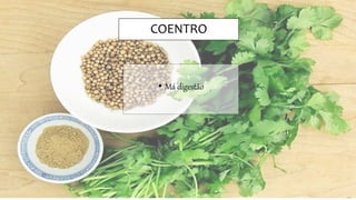 COENTRO
• Má digestão
 