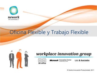 Oficina Flexible y Trabajo Flexible




                         © Centro Innovación Productividad, 2011
 