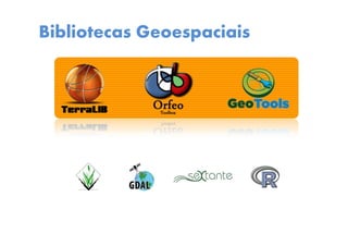 Bibliotecas Geoespaciais
 