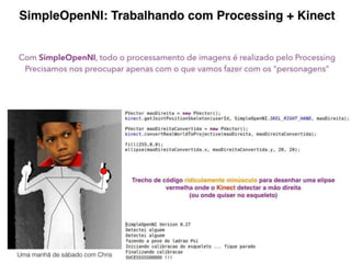 Kinect
Além do XBOX
 