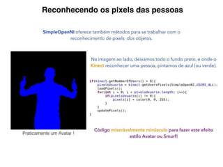 Kinect
Além do XBOX
 
