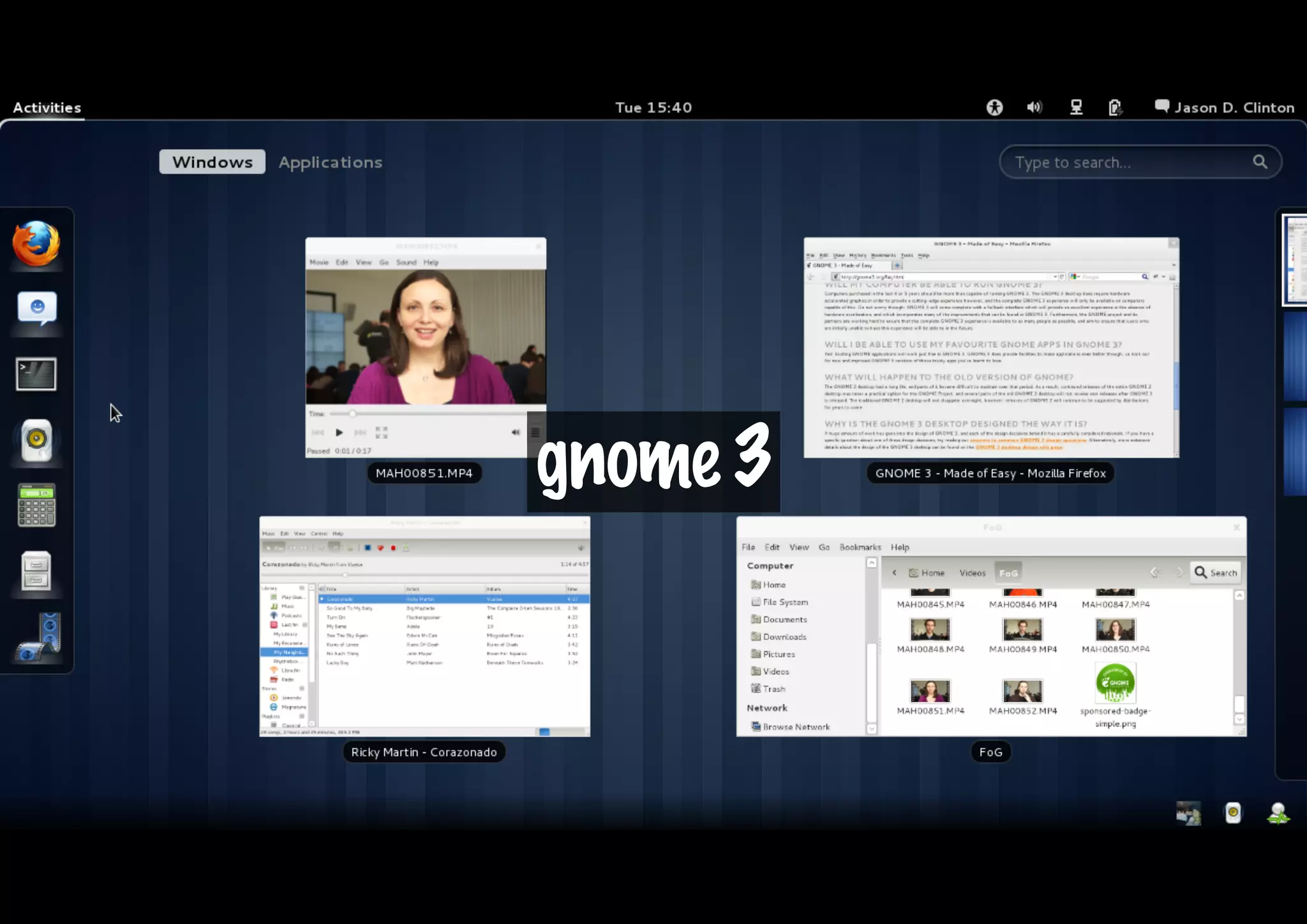 gnome 3
 