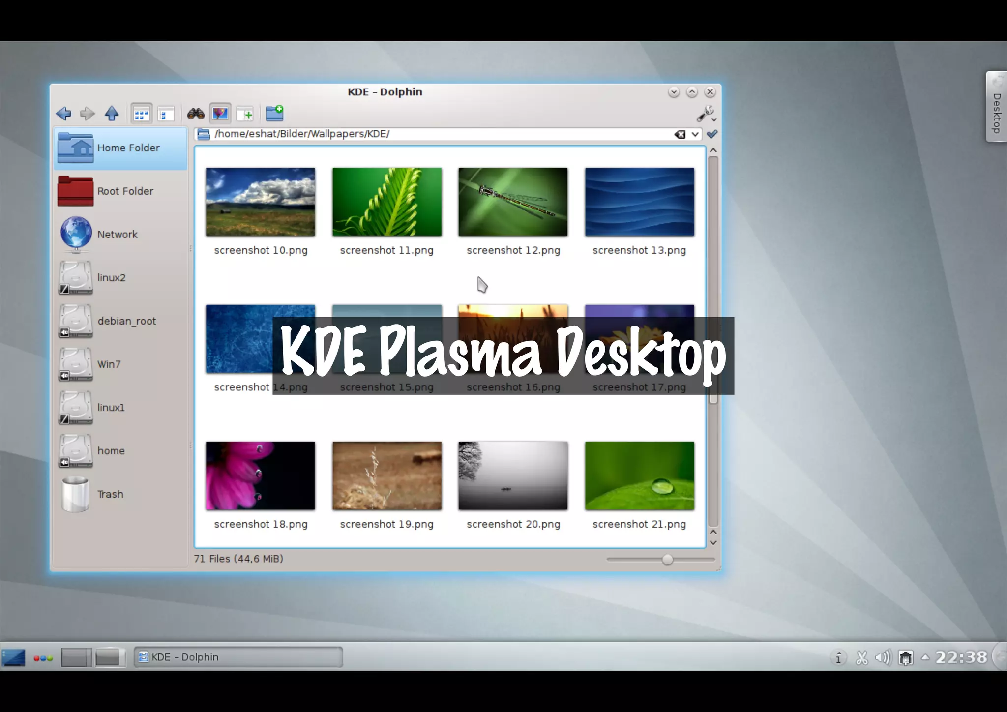 KDE Plasma Desktop
 