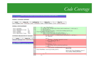 Code Coverage
 