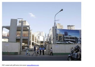 Centro Popular de Compras - 800 lugares
                    reservados aos ambulantes. Soma de esforços que
                    preserva a atividade econômica organizada dos
                    ambulantes e promove a revitalização do centro da
                    cidade, resgatando seu potencial econômico e
                    cultural.




PDF created with pdfFactory trial version www.pdffactory.com
 