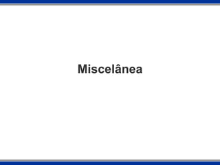 Miscelânea 