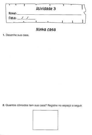 Oficina para casa 1º ano