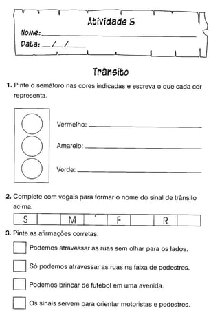 Oficina para casa 1º ano