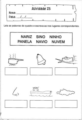 Oficina para casa 1º ano