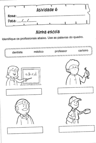 Oficina para casa 1º ano