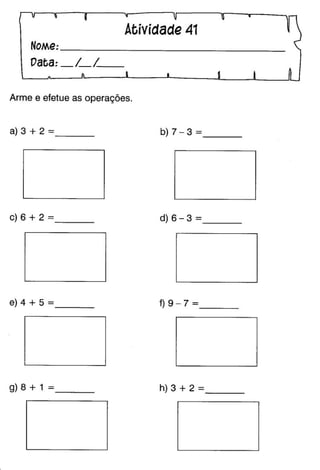 Oficina para casa 1º ano