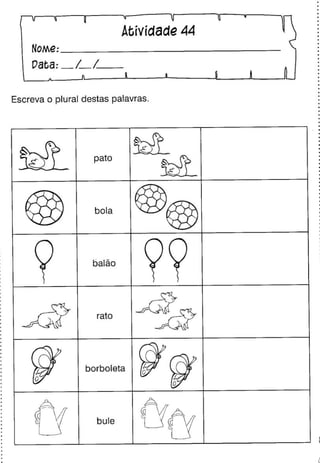 Oficina para casa 1º ano