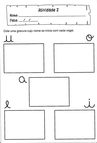 Oficina para casa 1º ano