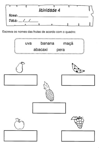 Oficina para casa 1º ano