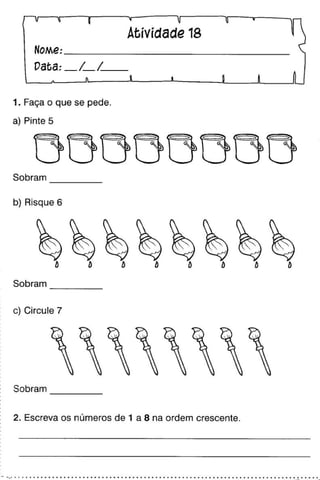 Oficina para casa 1º ano