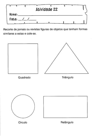 Oficina para casa 1º ano