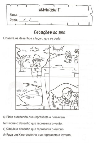 Oficina para casa 1º ano