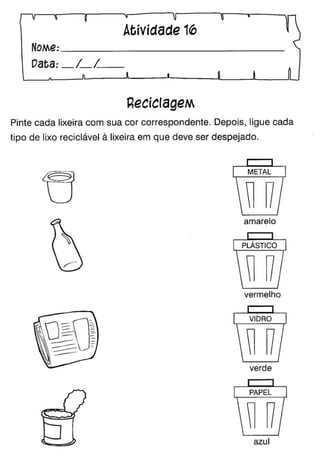 Oficina para casa 1º ano