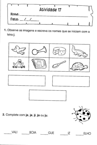Oficina para casa 1º ano
