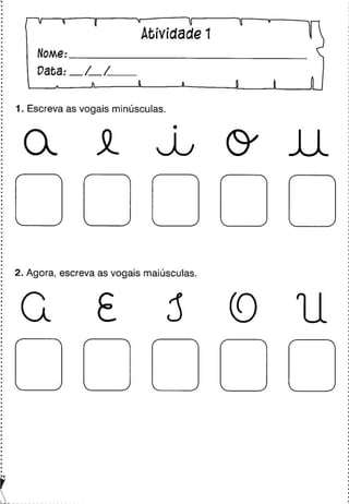 Oficina para casa 1º ano