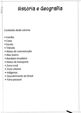 Oficina para casa 1º ano