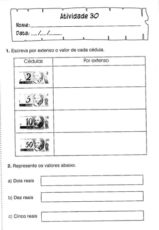 Oficina para casa 1º ano