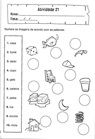Oficina para casa 1º ano
