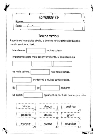 Oficina para casa 3º ano