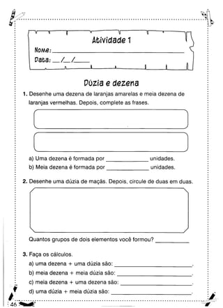 Oficina para casa 3º ano