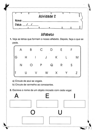 Oficina para casa 3º ano